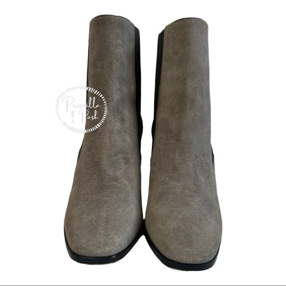 Christian Louboutin Crosta Verabotta 85 Chelsea Boots Grey Black Ankle Booties - Picture 6 of 11